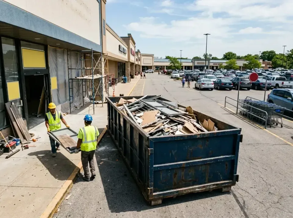 retail-store-renovation-debris-003 — frequently asked questions, Roll-off Dumpster Rentals in Portage, WI